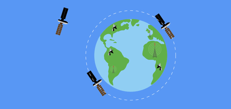 Проверьте спутники GPS